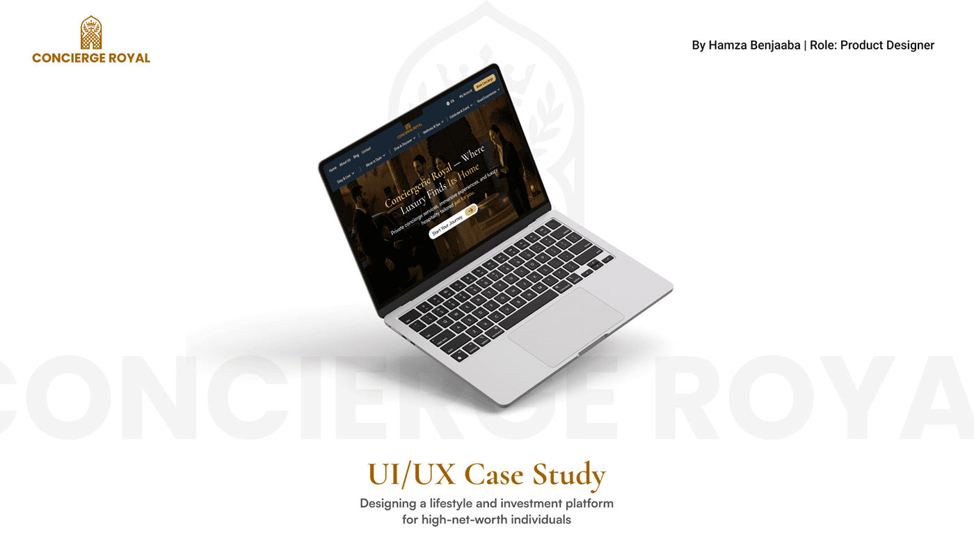 Conciergerie Royal luxury UX/UI