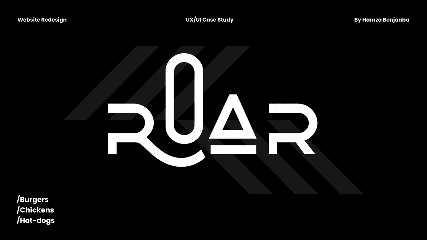ROAR Burger UX redesign