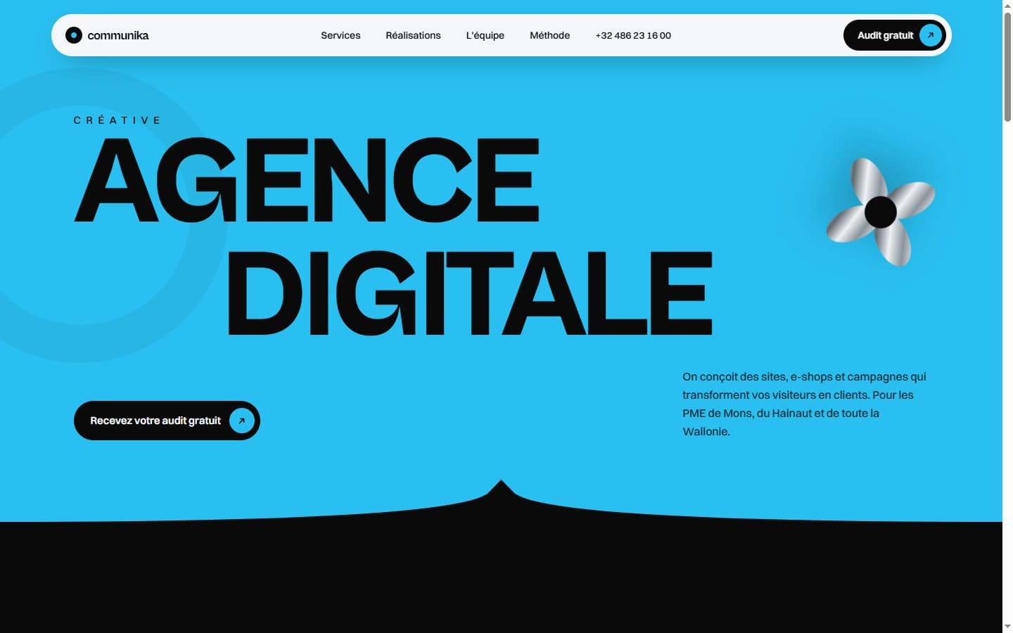 Communika digital agency redesign
