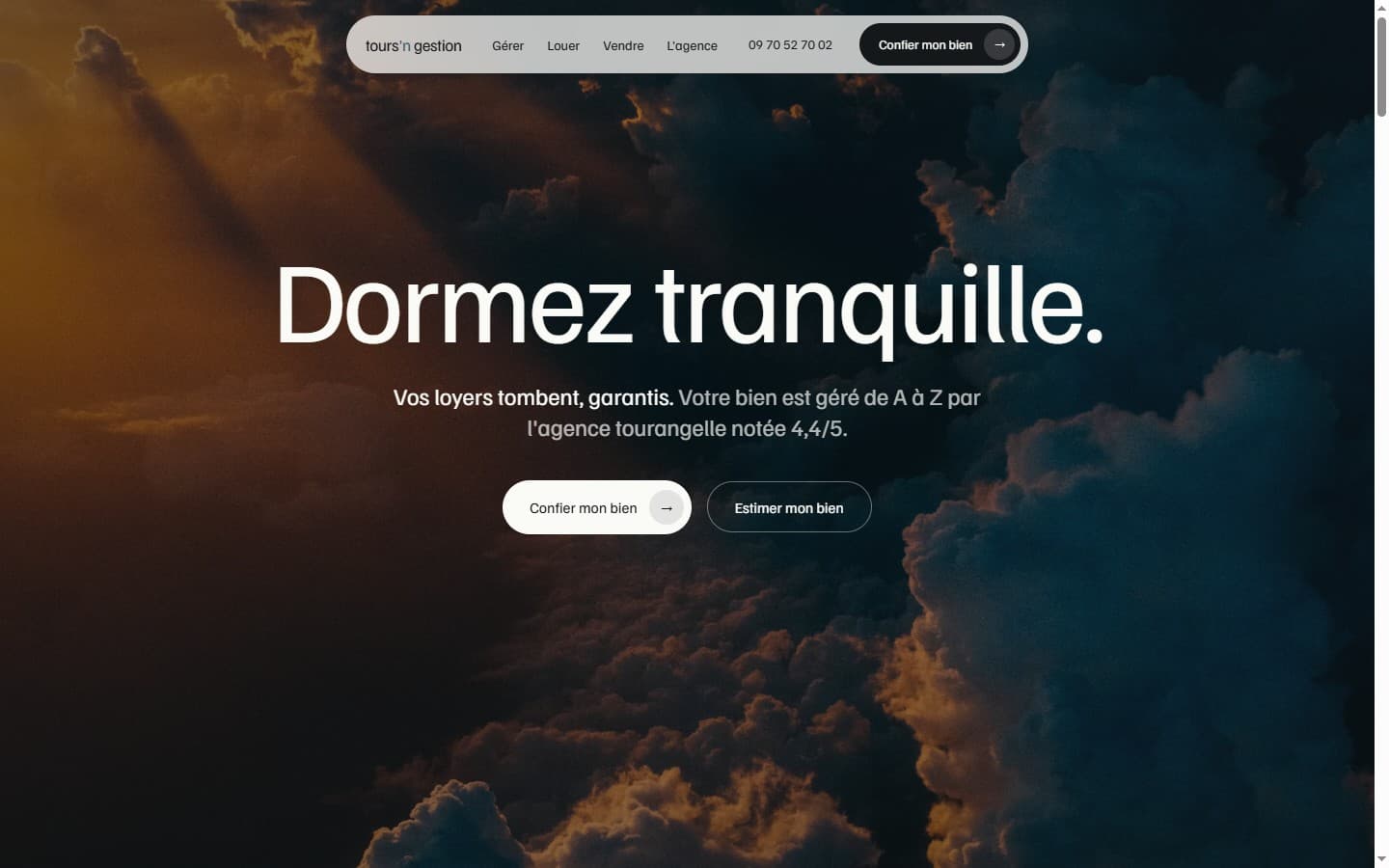 Tours'n Gestion concept redesign